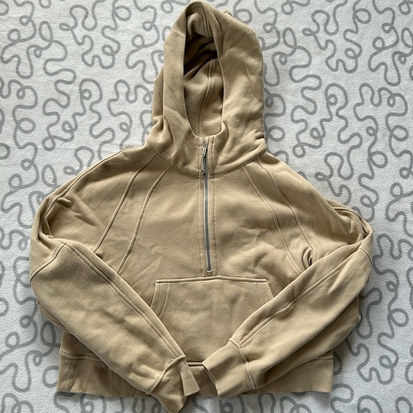 lululemon athletica Tops - Lululemon Scuba Oversized 1/2 Zip Hoodie Trench